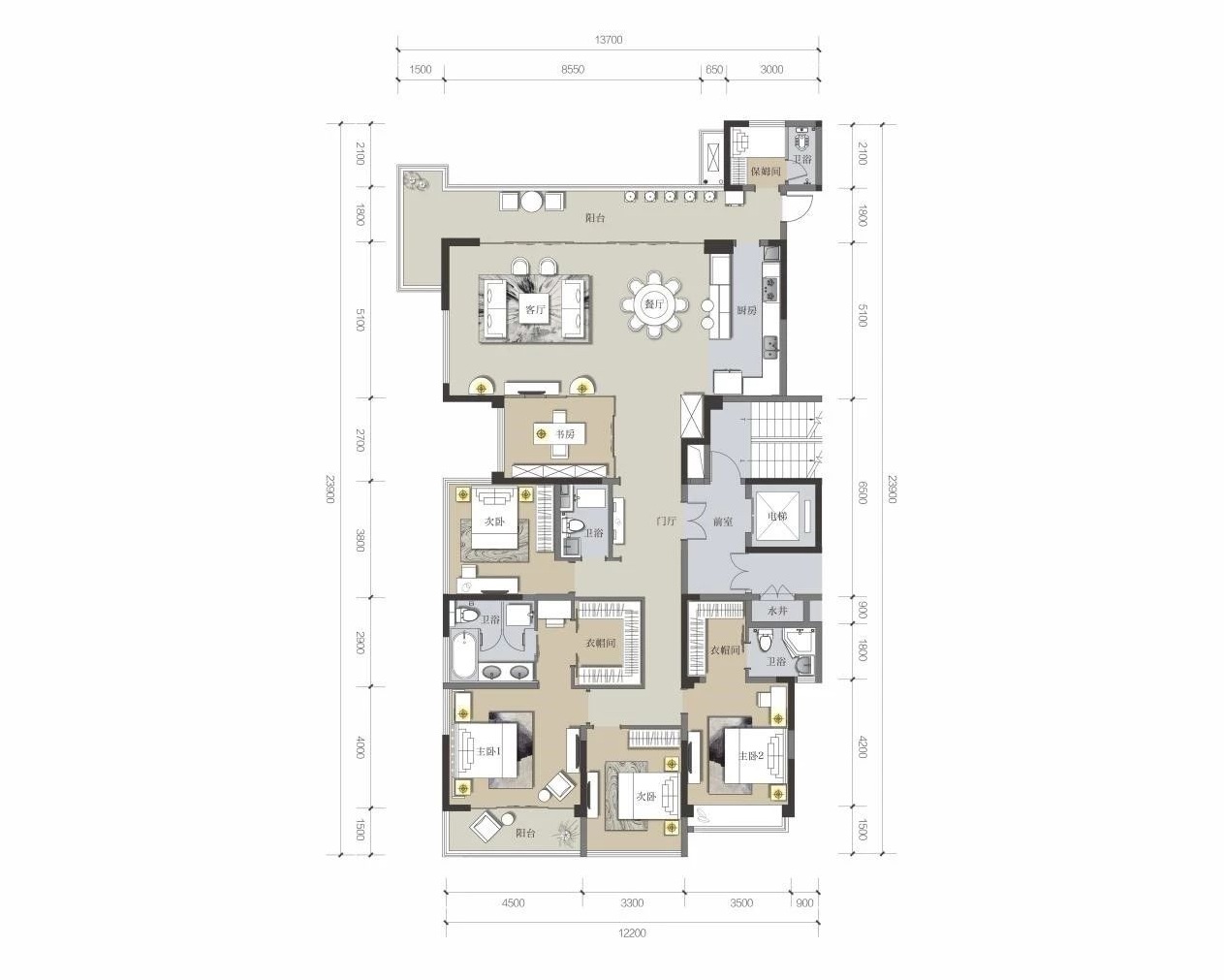 北大資源紫境府裝修