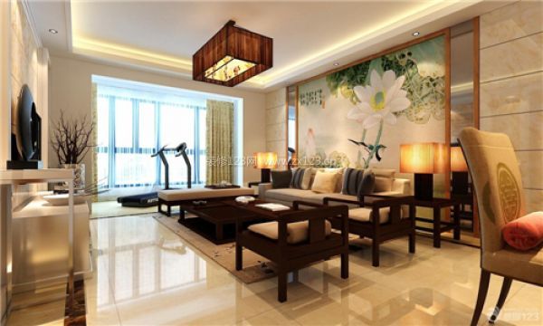 客廳沙發(fā)背景墻