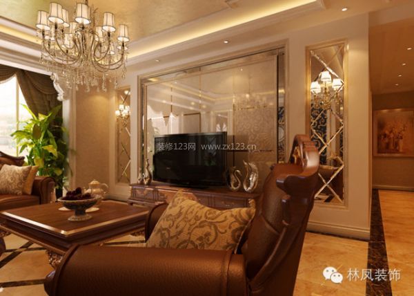 華潤橡樹灣簡(jiǎn)歐風(fēng)格效果圖